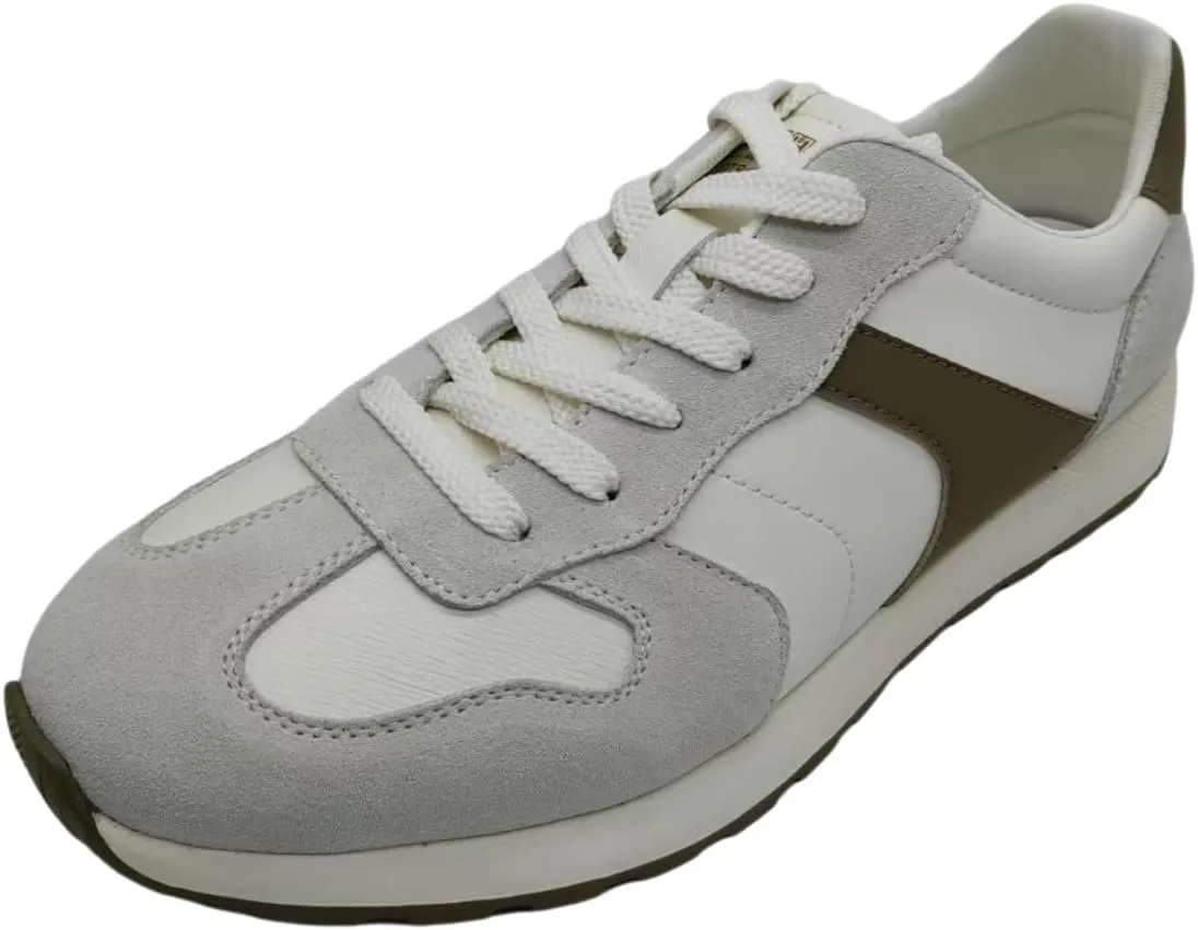 Men’s Retro Running Sneakers – Lightweight Cushioned Jogging Shoes with Breathable Mesh & Faux Suede Upper, Shock-Absorbing EVA Midsole & Grippy Rubber Outsole for Everyday Comfort
