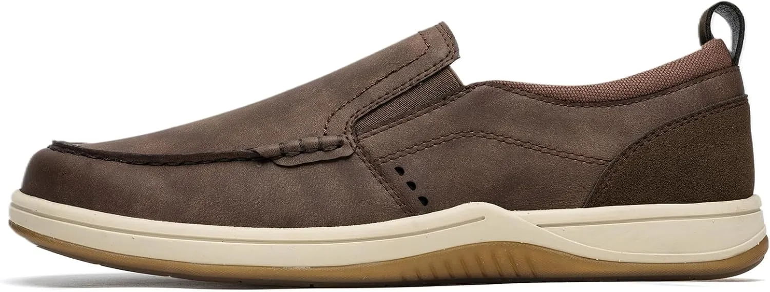 Men's Slip on Shoes Casual Walking Loafers with Arch Support, Orthopedic Shoes Lightweight Non Slip Sneakers