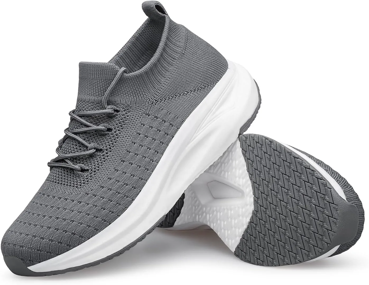Mens Slip on Walking Shoes Comfort Sock Shoes Non Slip Mesh Casual Running Sneakers