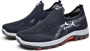 Men's Spring and Summer Sports Shoes are Breathable and Lightweight, with a Soft Rubber Base, Suitable for Daily use