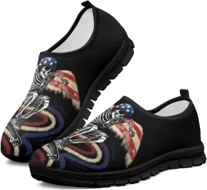 Men's Supportive Running Shoes Fashion Casual Athletic Shoes Elastic Cushioned Walking Travel Shoe for Daily Dating Size 5-14 Black Sole