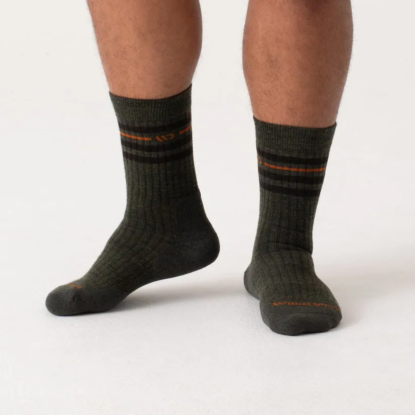 Men's Vintage Stripe Cushioned Crew Sock