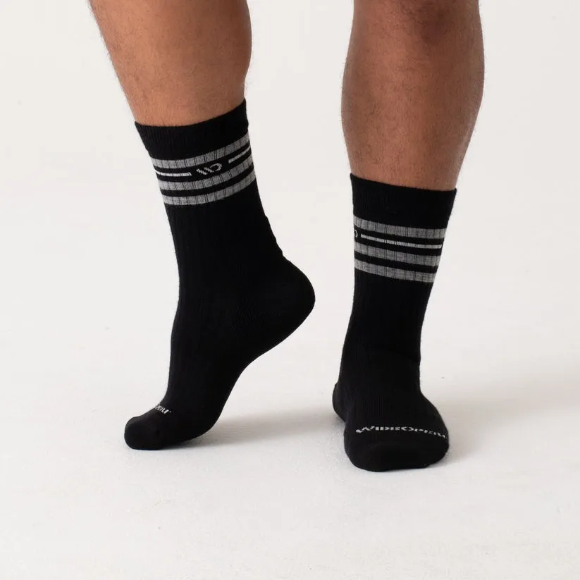 Men's Vintage Stripe Cushioned Crew Sock
