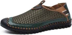 Men's Water Shoes Mesh Casual Walking Shoes Slip-On Loafers
