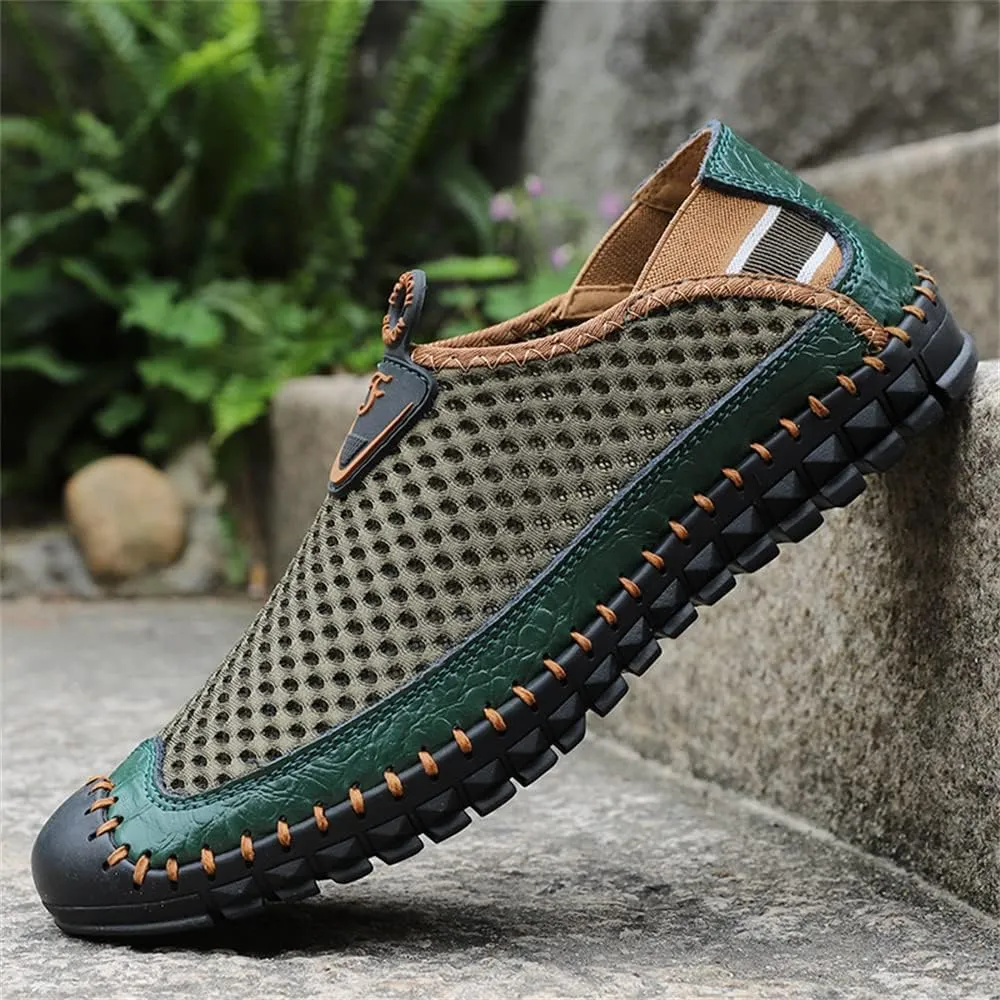 Men's Water Shoes Mesh Casual Walking Shoes Slip-On Loafers