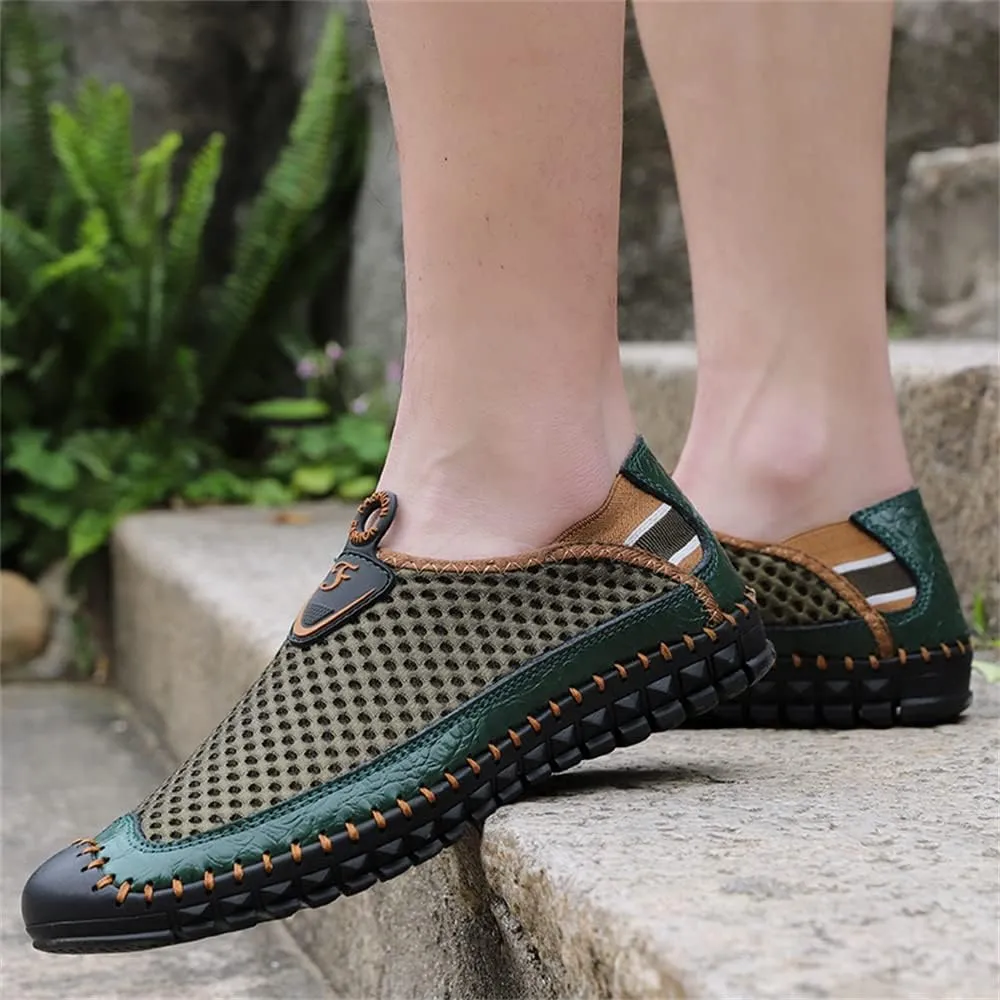 Men's Water Shoes Mesh Casual Walking Shoes Slip-On Loafers