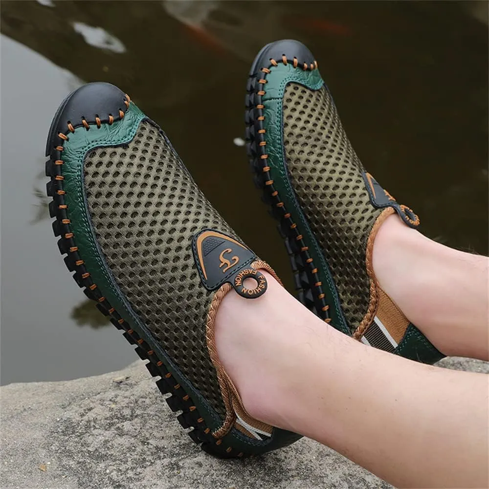 Men's Water Shoes Mesh Casual Walking Shoes Slip-On Loafers