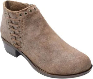 Minnetonka Women's Brenna Side Lace Boot Round Toe