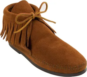 Minnetonka Women's Classic Fringe Boot, Hardsole