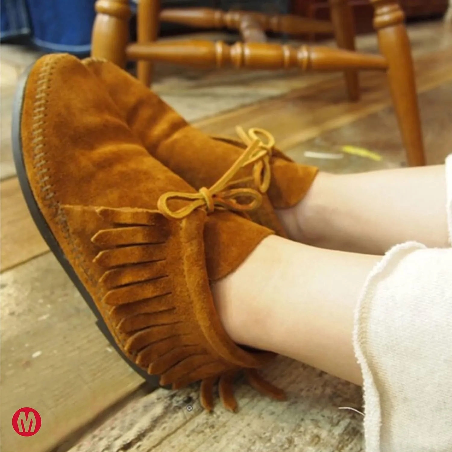 Minnetonka Women's Classic Fringe Boot, Hardsole
