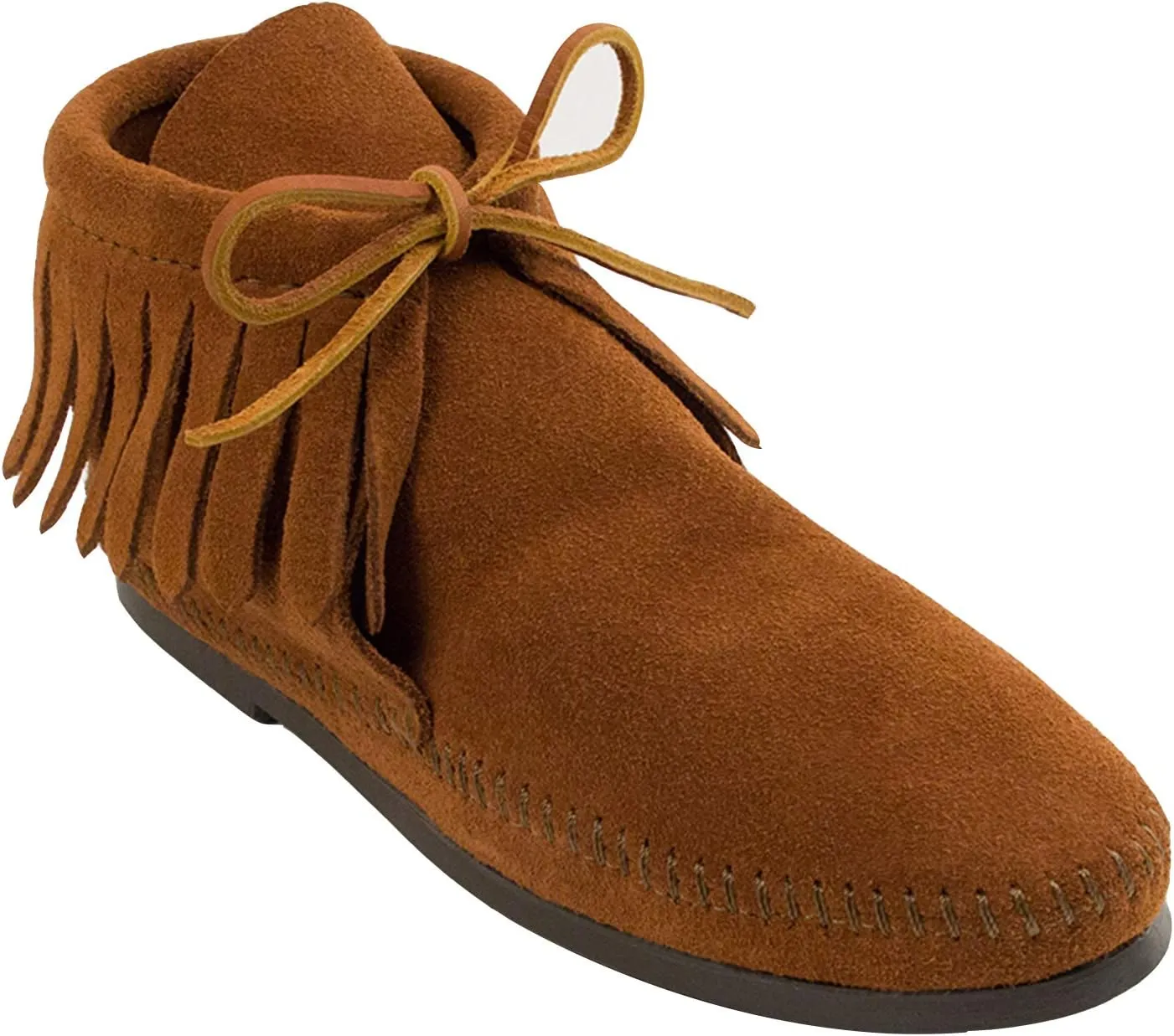 Minnetonka Women's Classic Fringe Boot, Hardsole