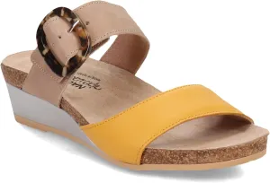 NAOT Footwear Kingdom Women’s Wedge Sandal with Buckle, Cork Footbed, and Arch Support - Adjustable Three-Strap Sandal With Backstrap - Comfort and Support – Lightweight and Perfect for Travel