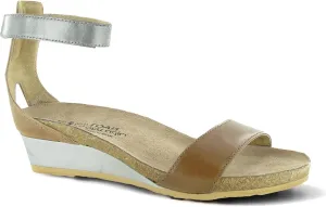 NAOT Footwear Women's Pixie Wedge Sandal with Cork Footbed and Arch Support Footbed - Adjustable Ankle Strap - Comfort and Support - Lightweight and Perfect for Travel - Narrow to Medium Fit