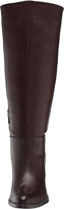 Naturalizer Women's FAE High Shaft Boots Knee, Chocolate Wide Calf, 6