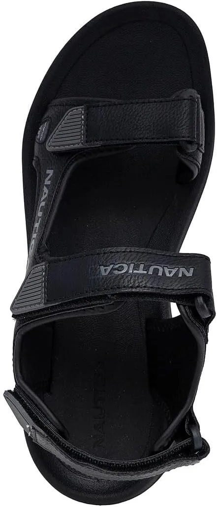 Nautica Men's Athletic Sport Sandals – Adjustable Strap, Comfortable Open-Toe Hiking & Walking Sandals with Cushioned Sole