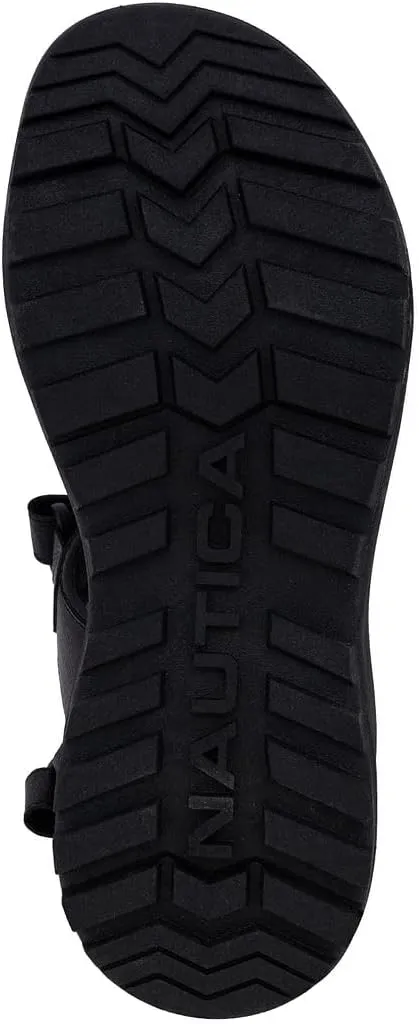 Nautica Men's Athletic Sport Sandals – Adjustable Strap, Comfortable Open-Toe Hiking & Walking Sandals with Cushioned Sole