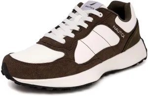 Nautica Men's Casual Sneakers with Cushioned Sole – Stylish Walking Shoes for Everyday Comfort