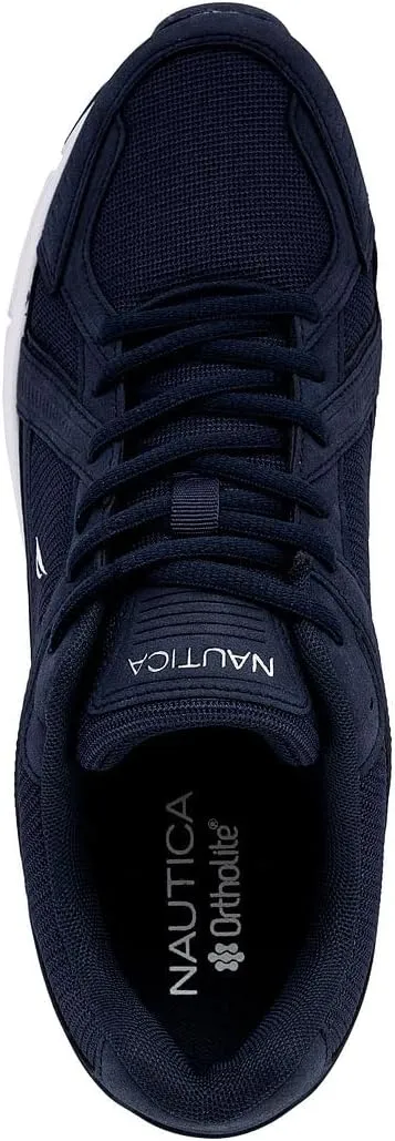 Nautica Mens Running Sneakers Sport Fashion Lace-Up Athletic Soft Shoes for Gym Tennis Men – Cushioned, Breathable, Lightweight & Comfortable