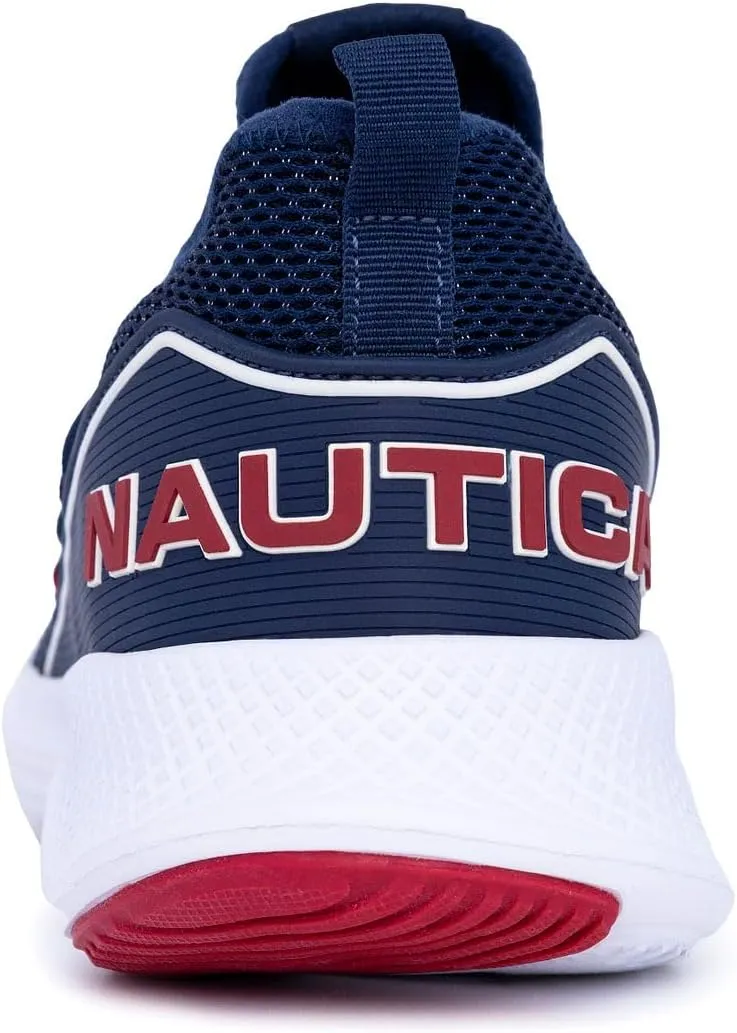 Nautica Men's Sneakers Slip-On Bungee Comfortable Casual Fashion Walking Shoes