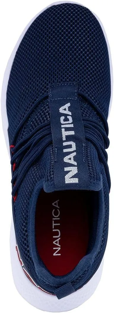 Nautica Men's Sneakers Slip-On Bungee Comfortable Casual Fashion Walking Shoes