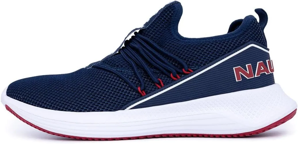 Nautica Men's Sneakers Slip-On Bungee Comfortable Casual Fashion Walking Shoes
