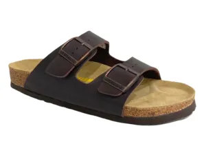 NECKERMANN Double Bar N2718 - Cafe Leather (Size 36-46)
