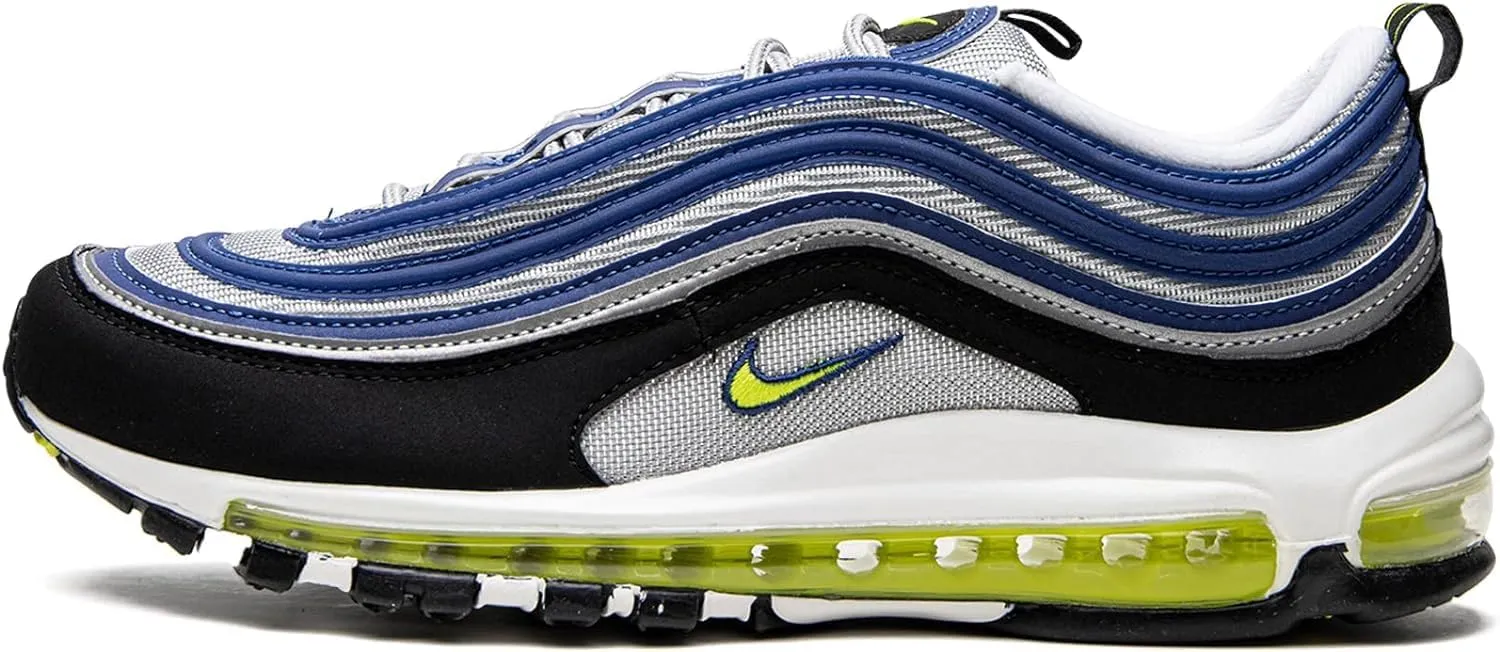 Nike Men's Low-Top Sneakers, Atlantic Blue Voltage Yellow, 5.5