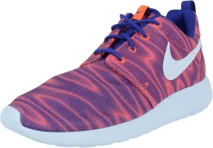 Nike Womens Rosherun Print Fabric Low Top Lace Up Running Sneaker
