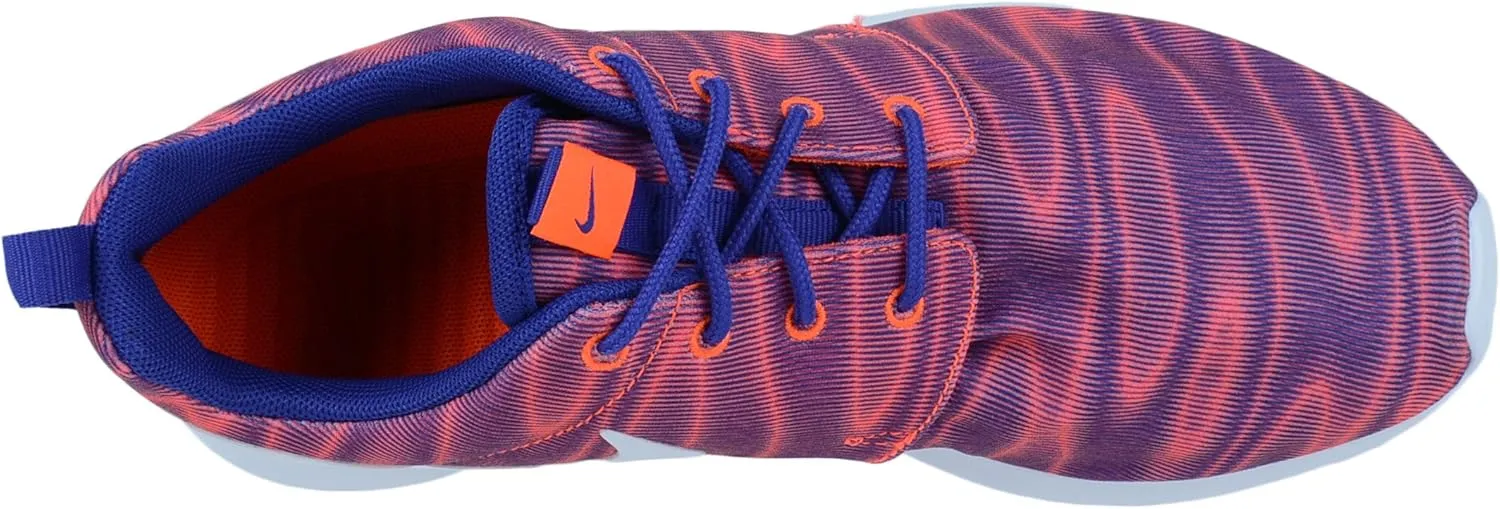 Nike Womens Rosherun Print Fabric Low Top Lace Up Running Sneaker
