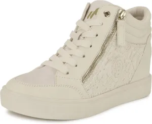 Nine West Women's Tons High Top Hidden Wedge Sneaker