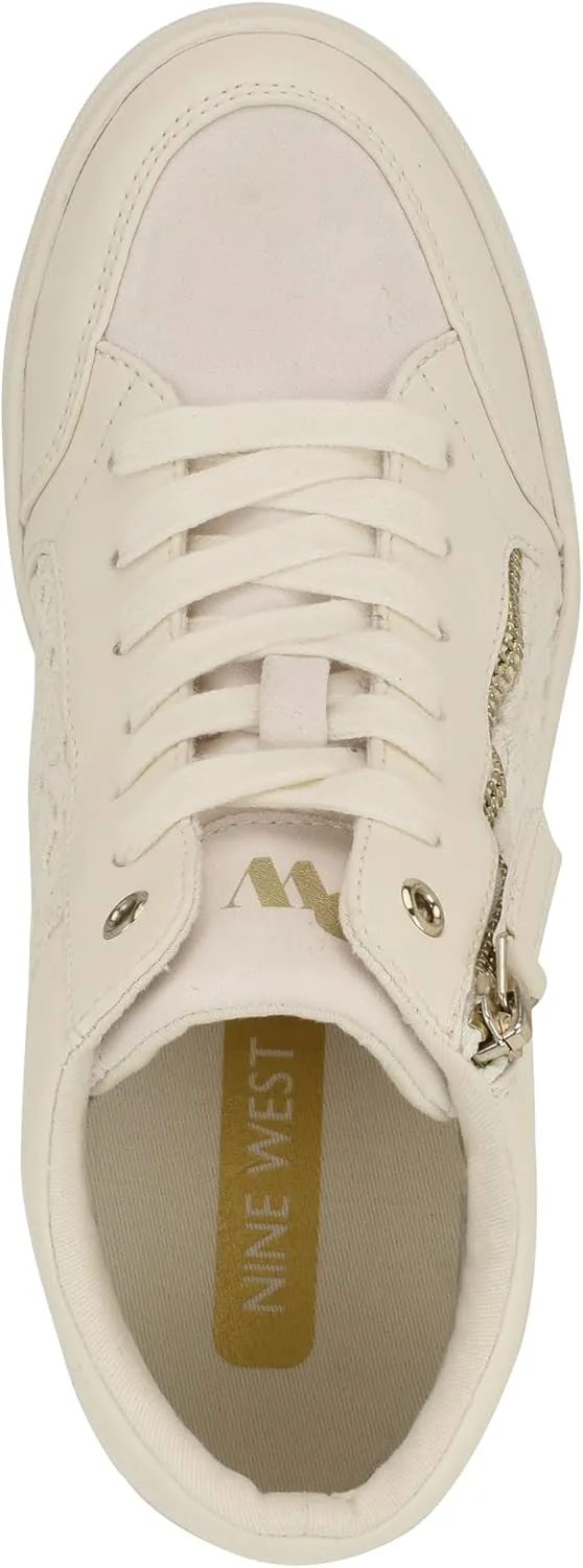 Nine West Women's Tons High Top Hidden Wedge Sneaker