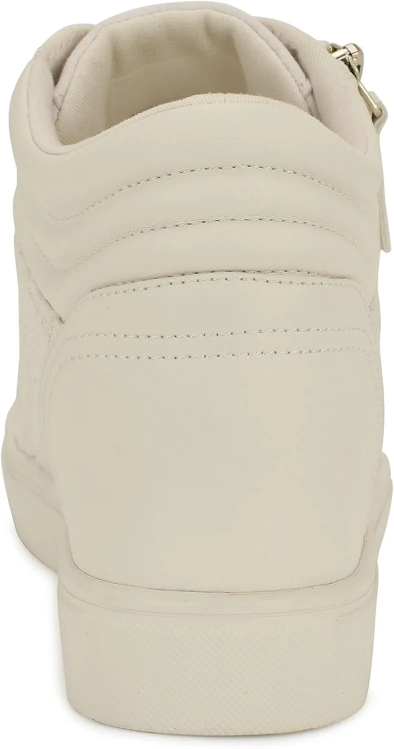 Nine West Women's Tons High Top Hidden Wedge Sneaker