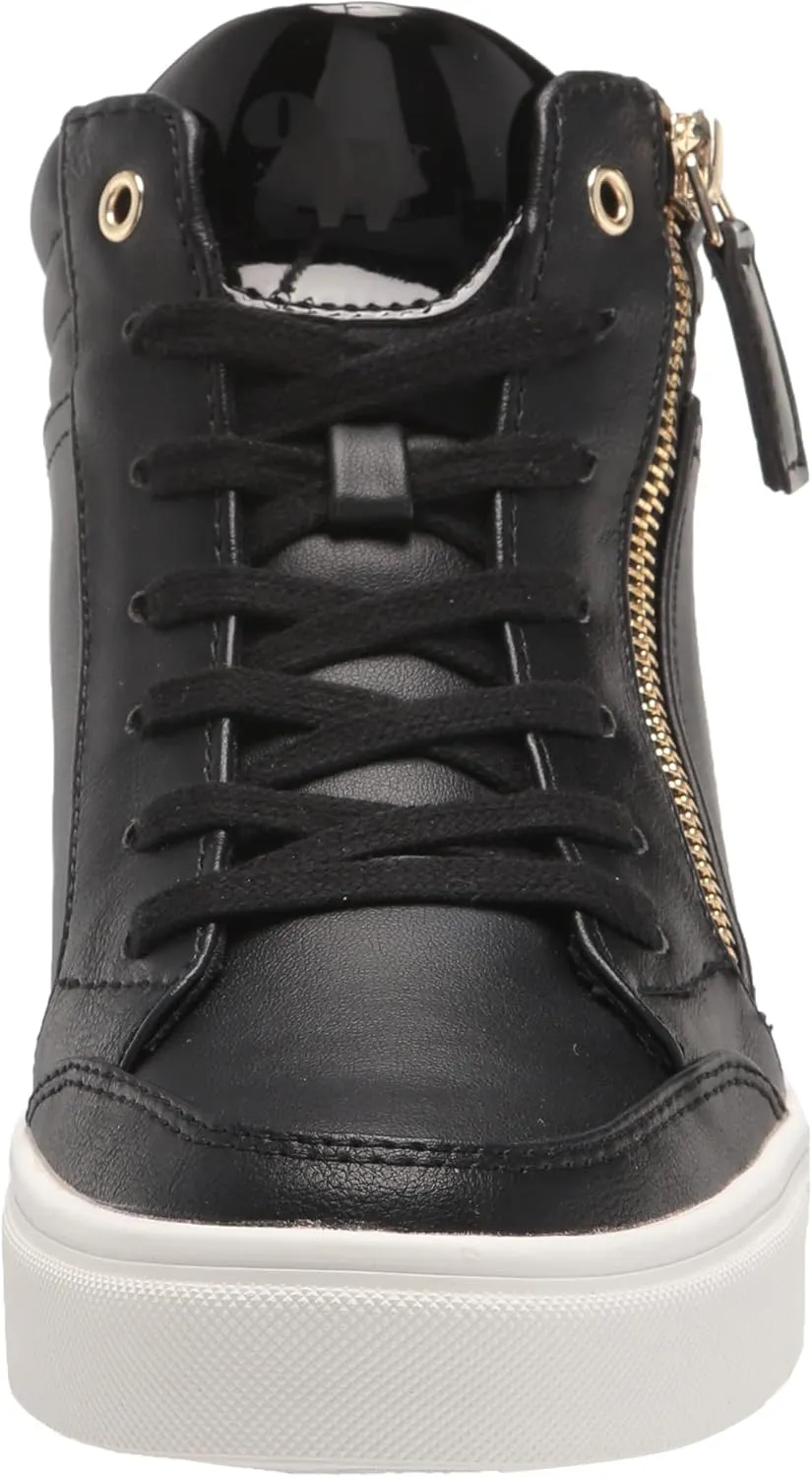 Nine West Women's Tons High Top Hidden Wedge Sneaker