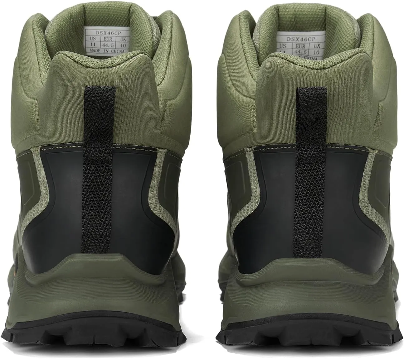 NINGO Men's Hiking Boots Waterproof Hiking Shoes Trail Shoes Lightweight Trekking Boots Comfortable Breathable Outdoor Boot Mid Ankle Boot for Camping, Backpacking, Mountain Trails