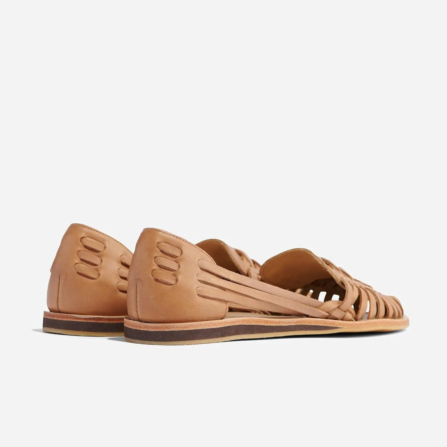 Nisolo Women's Huarache Sandals, Slip-On Comfort, Designed for Casual Everyday Wear, Handwoven & Waterproof Leather, No-Slip Sole
