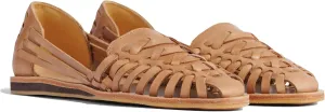 Nisolo Women's Huarache Sandals, Slip-On Comfort, Designed for Casual Everyday Wear, Handwoven & Waterproof Leather, No-Slip Sole