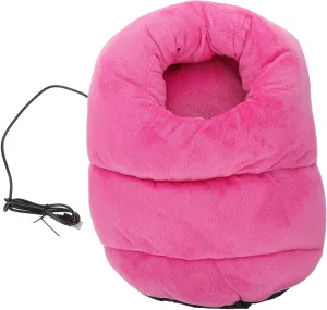 NOLITOY Heating Pad Winter Foot Warming Pad Electric Heated Insoles Foot Warmers Plush Foot Warmer Random