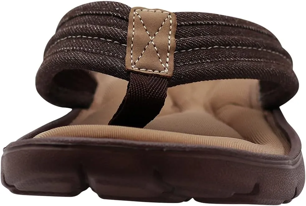 NORTY Mens Memory Foam Footbed Comfort Casual Sandal Slip On Shoe