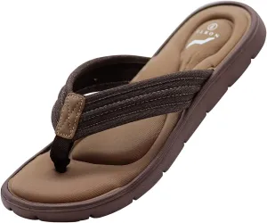 NORTY Mens Memory Foam Footbed Comfort Casual Sandal Slip On Shoe