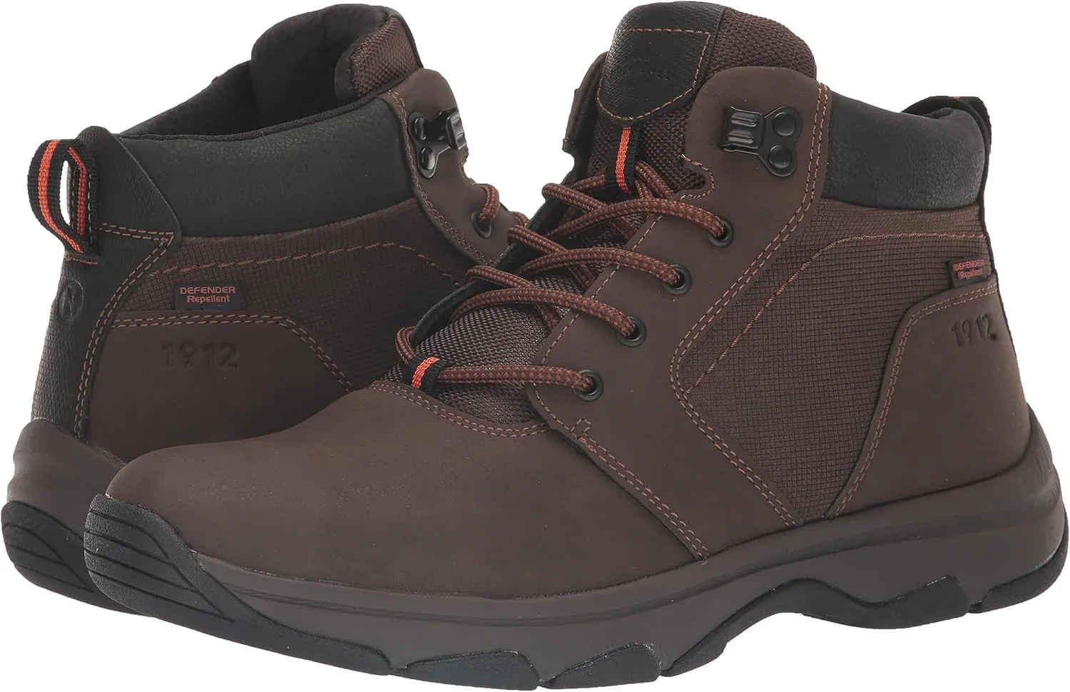 Nunn Bush Men's Excavate Plain Toe Chukka Mid Ankle Comfortable Hiking Boot