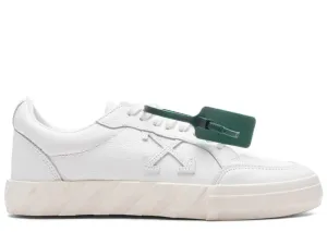 Off-white Vulcanized White Leather Low-Top Sneaker White