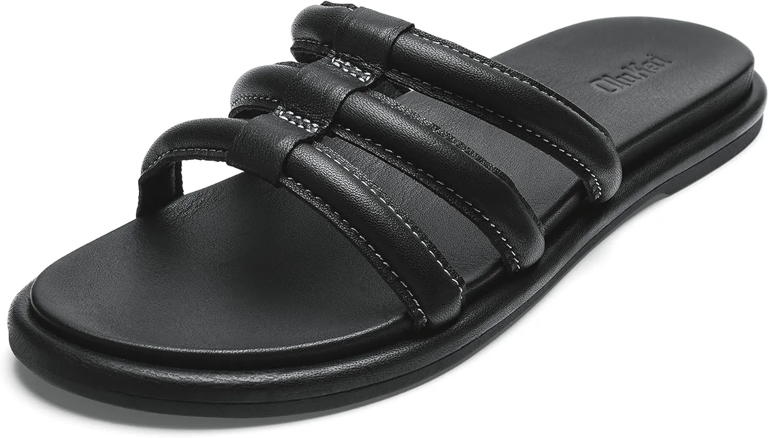 OLUKAI Tiare Women's Slide Sandals, Premium Leather & Stylish Design, All-Day Comfort & Support