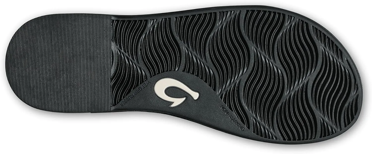OLUKAI Tiare Women's Slide Sandals, Premium Leather & Stylish Design, All-Day Comfort & Support