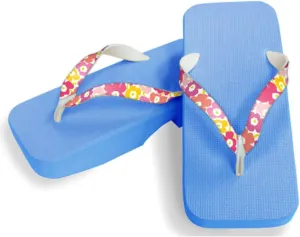 [One Step] [Hajime] Geta Clogs, Soft and Water Resistant, Made of Sponge 11.2 inches (28.5 cm), SB/Large Flower 2, Large Flower 2 (Flower 2/28.5), flower 2, 28.5 cm