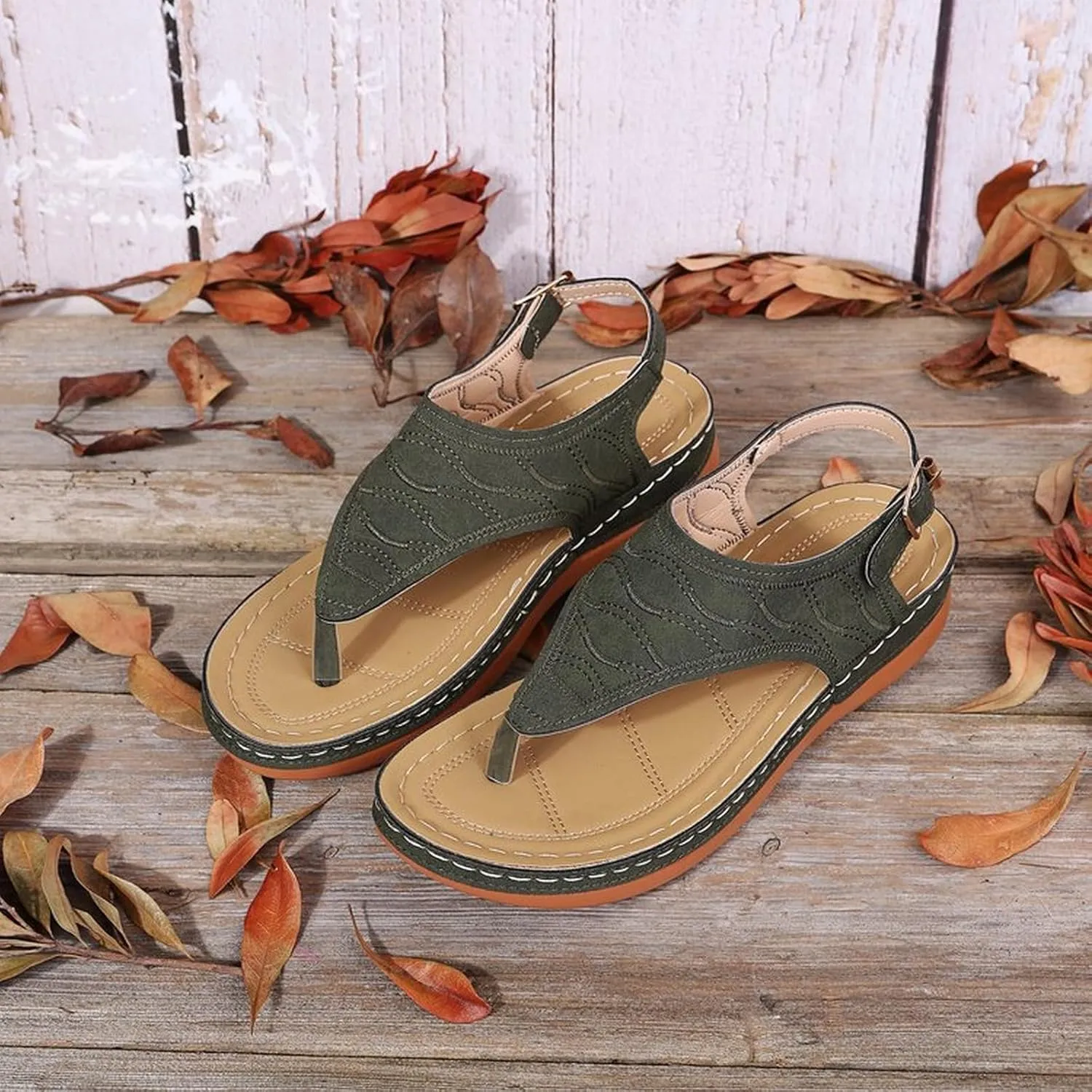 Orthopedic Sandals for Women Sandals Closed Toe Wedge Shoes Dressy Summer Beach Slides Walking Flip Flops for Women Ankle Strap Slip On Platform Sandals Comfortable Womens Orthopedic Sandal