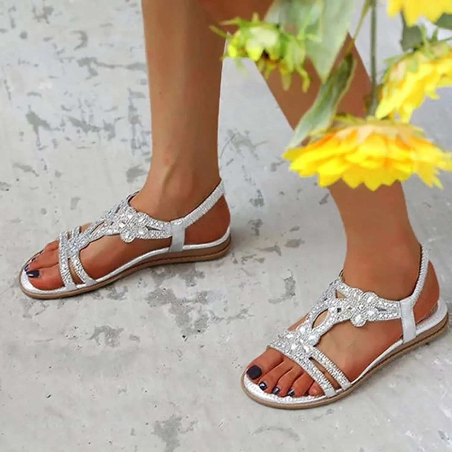 Orthopedic Water Sandals for Women Orthopedic Womens Slippers Leopard Print Orthopedic Womens Cushion Sandals Orthopedic Summer Comfy Flip Flops Slip On Sandals Women Comfortable Dressy