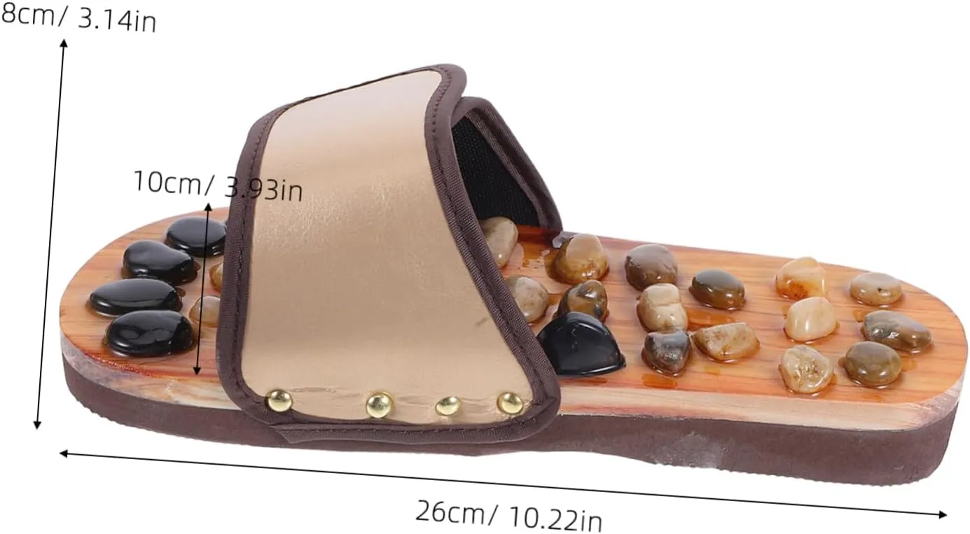 Pebble Massage Slippers Foot Shoes for Sandals Foot Therapy Slippers Size 41-42