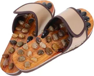 Pebble Massage Slippers Foot Shoes for Sandals Foot Therapy Slippers Size 41-42