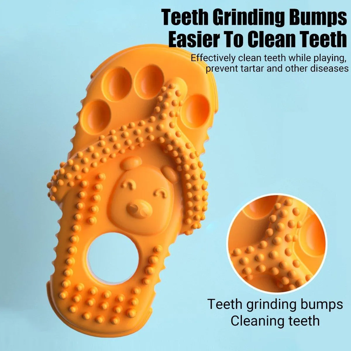 Pet Dog Chew Toy Slipper Shape Teething Durable Puppy Play Training
