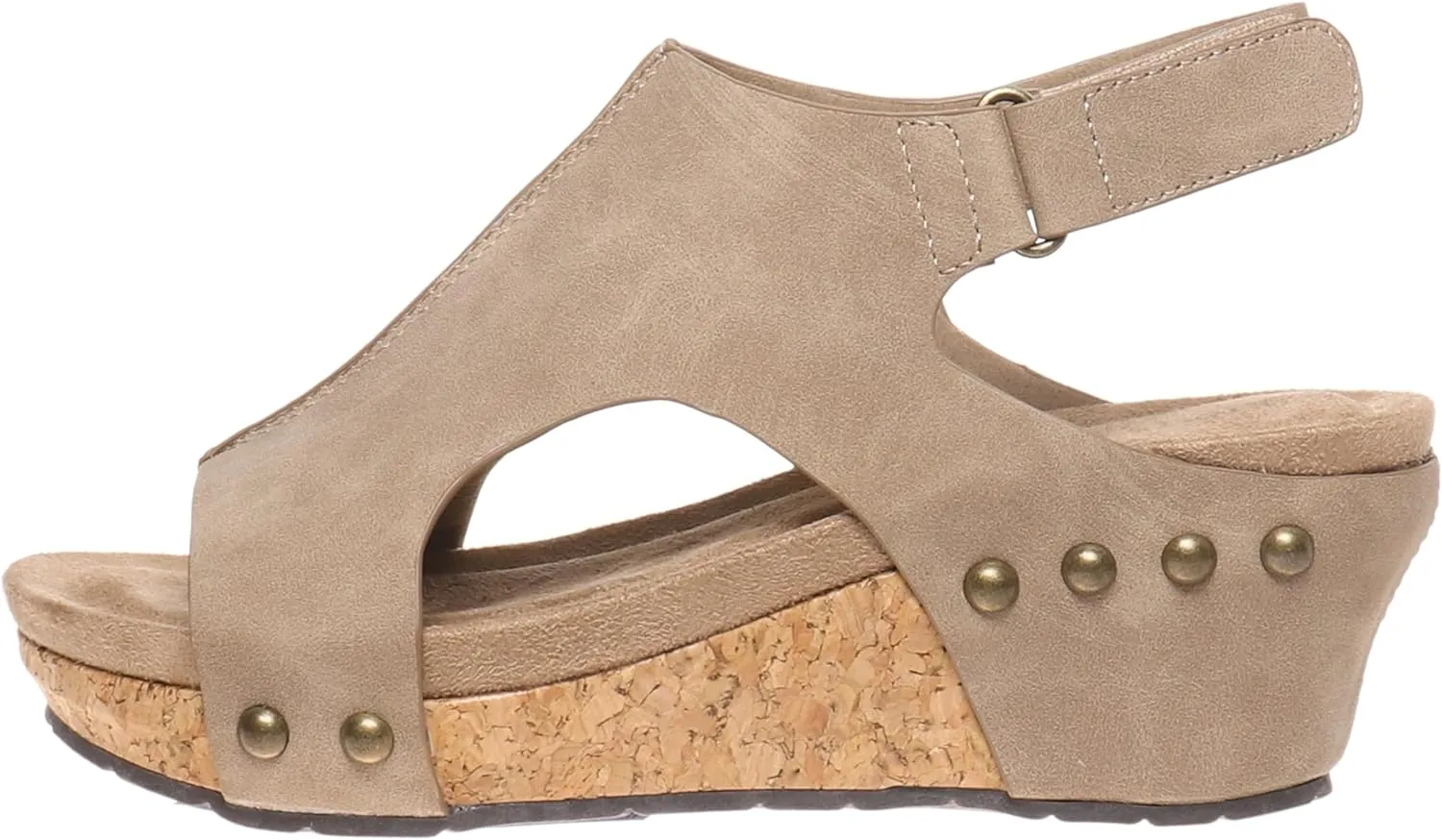 Pierre Dumas Women's Chantal-25 Wedge Platform Backstrap Sandal for Women